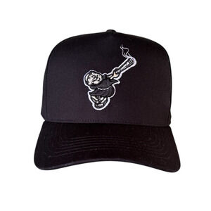 Banned Wagon San Diego Fried Friars Black A-Frame Snapback Hat